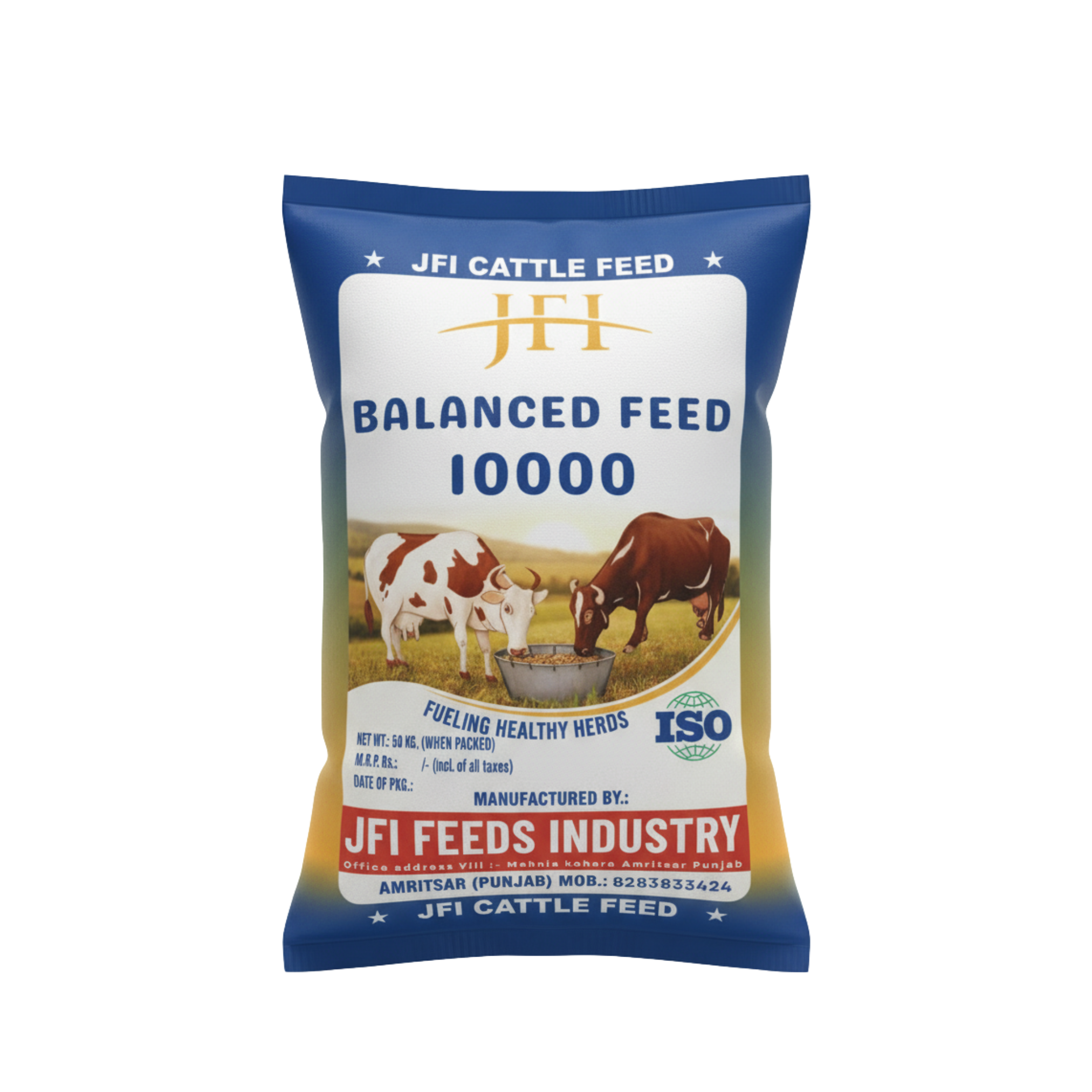 JFI Cattle Feed 10000 – Ultra Premium Dairy Cattle Feed 50 KG