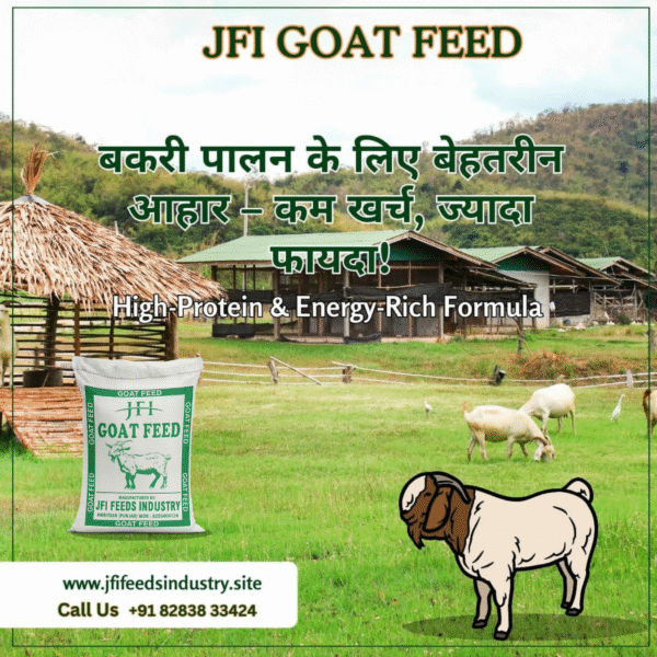 JFI Goat Feed – Balanced Nutrition for Healthy Growth & Weight Gain (50 KG Bag) - Image 4