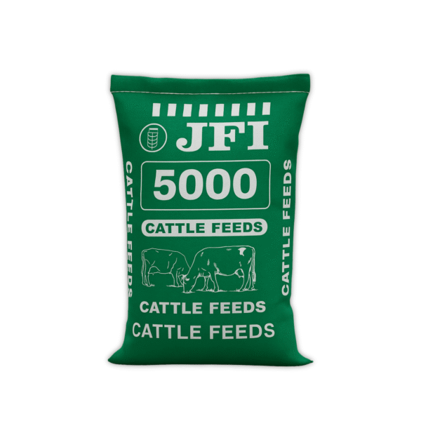 JFI Cattle Feed 5000 – Premium Cattle Feed for Higher Milk Yield (50 KG Bag)
