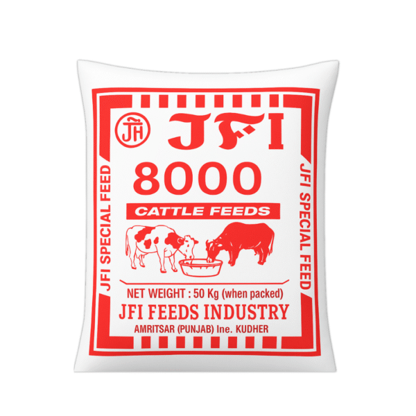 JFI Cattle Feed 8000 – Premium Dairy Cattle Feed 50 KG