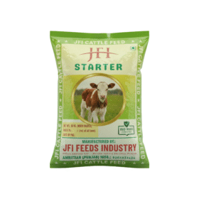 JFI Cattle Feed STARTER – Balanced Nutrition for Maximum Milk Production (50 KG)